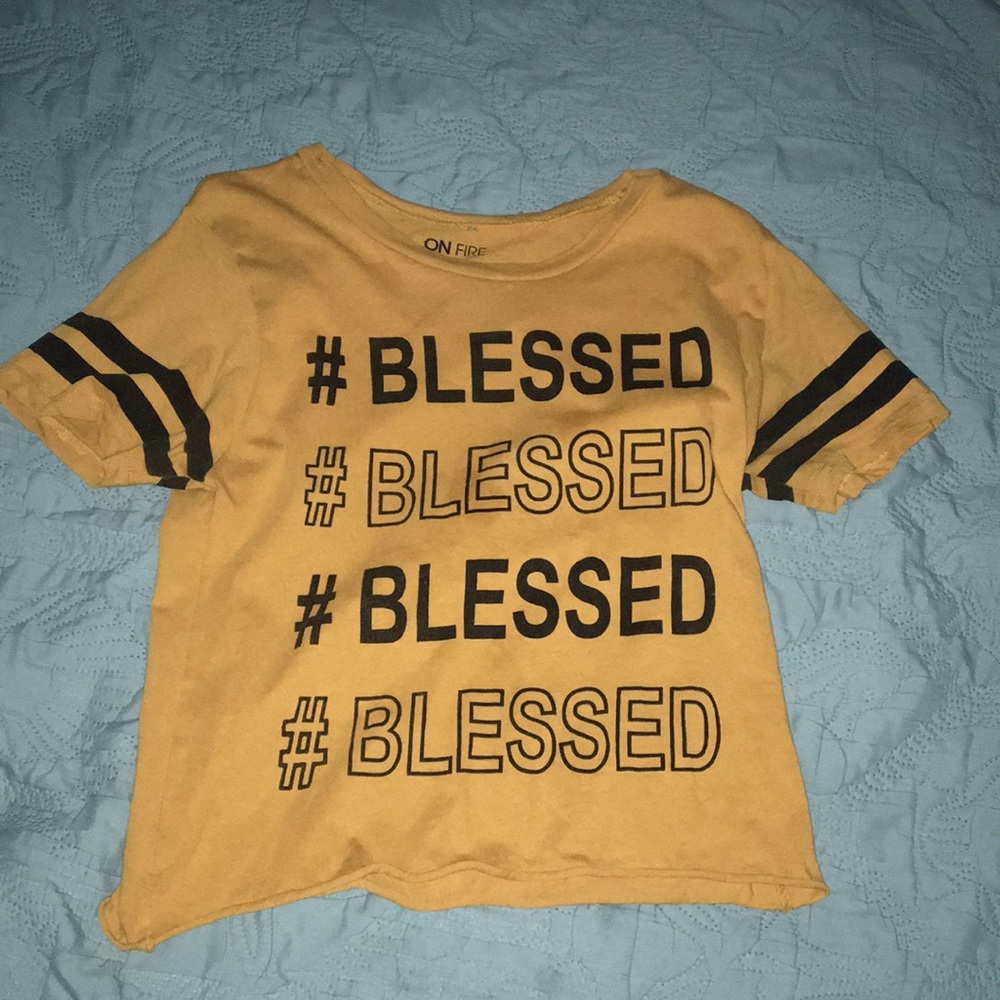 Get this #Blessed shirt (worn twice)